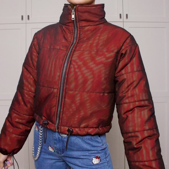 ✨I.AM.GIA RED ROAD WARRIOR PUFFER WINTER JACKET - Picture 3 of 5